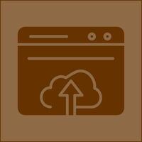 Upload Web Vector Icon