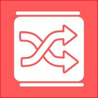 Shuffle Vector Icon