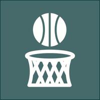 icono de vector de baloncesto