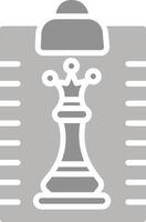 Clipboard Chess Vector Icon