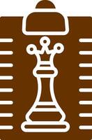 Clipboard Chess Vector Icon