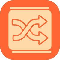 Shuffle Vector Icon