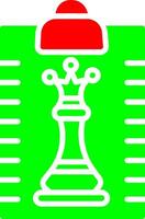 Clipboard Chess Vector Icon