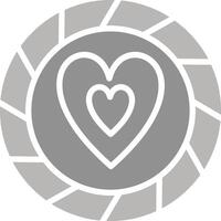 Heart Chip Vector Icon