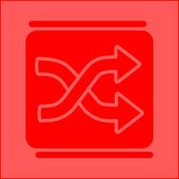 Shuffle Vector Icon