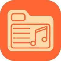 Music Folder Vector Icon