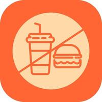 No Food Vector Icon