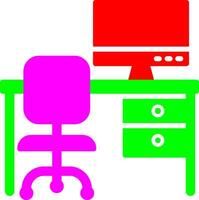 Work Space Vector Icon