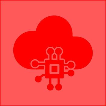Cloud Computing Vector Icon