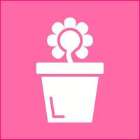 Flower Pot Vector Icon