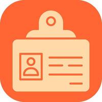 Identification Badge Vector Icon