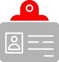 Identification Badge Vector Icon