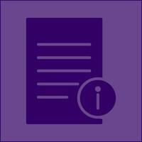 Information Document Vector Icon
