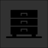 Drawers Vector Icon