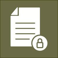 Private Document Vector Icon