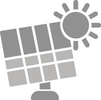 icono de vector de panel solar