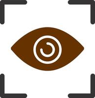 icono de vector de ojo