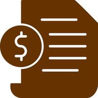 Invoice Vector Icon