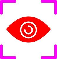 icono de vector de ojo