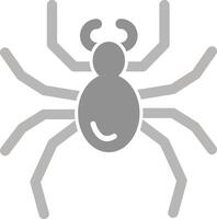 icono de vector de araña