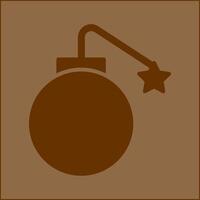 Exploding Cannon Ball Vector Icon