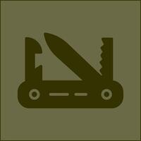 Swiss Army Knife Vector Icon