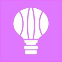 Hot Air Balloon Vector Icon