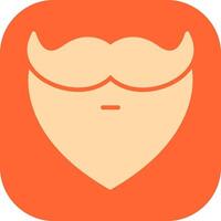 Beard and Moustache I Vector Icon