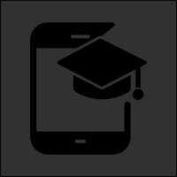 Digital Learning Vector Icon