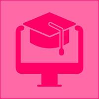 Online Education Vector Icon