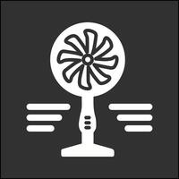 icono de vector de ventilador