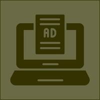 Internet Ads Vector Icon