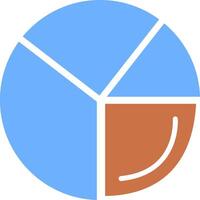 Pie Chart Analysis Vector Icon