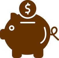 Piggy Bank Vector Icon