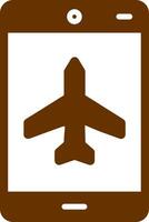 icono de vector de avion