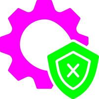 Unprotected Vector Icon