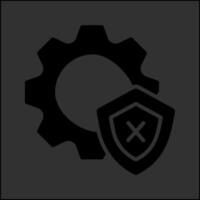 Unprotected Vector Icon