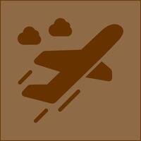 Flight Takeoff Vector Icon