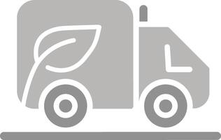 Eco friendly Truck Vector Icon