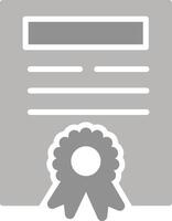 Certificate Vector Icon