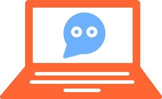 Online Conversation Vector Icon
