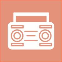 Cassette Player Vector Icon