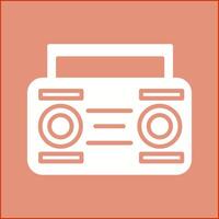 Cassette Player Vector Icon