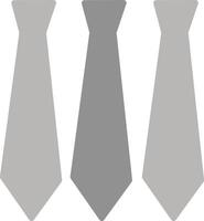 Three Ties Vector Icon