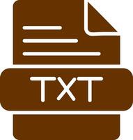 icono de vector de texto