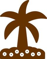 Coconut trees Vector Icon