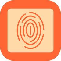 Fingerprint Vector Icon