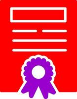 Certificate Vector Icon