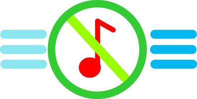 Music Disabled Vector Icon