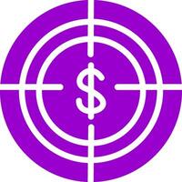 Economic Target Vector Icon